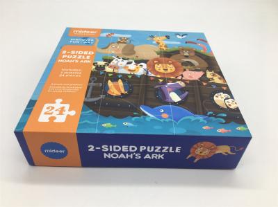 Personalized 2 Sided Jigsaw Puzzle Games Noah'S Arks For Young Children