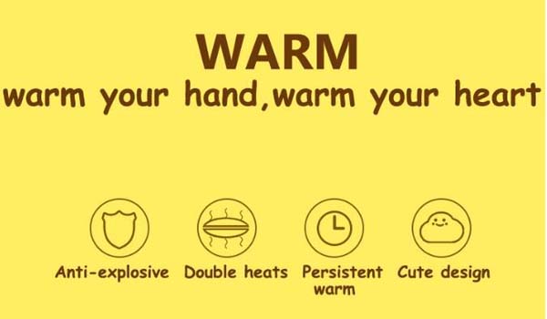 New Fashion Gift 3600mah Mini Cloud Hand Warmer Mobile charger Power Bank