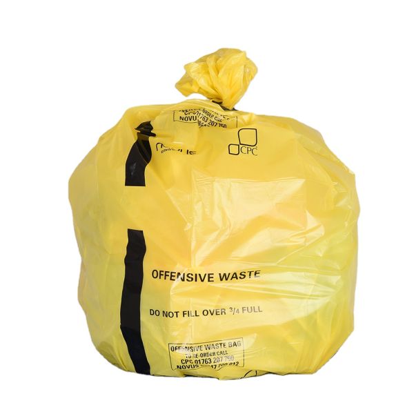 Offset Printed HDPE/LDPE/LLDPE Medical Waste Garbage Bin Liner Bag with Custom Design