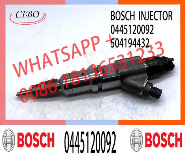 High Quality New Diesel Fuel Injector 0445120092 Common Rail Injector 504 194 432 For  FLAT