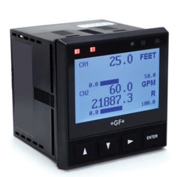 Dual Channel Water Transmitter with Dual 4-20 mA Outputs NEMA 4X Enclosure and USB Upgradable