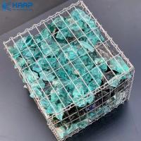 l'immersion chaude de 5x5cm a galvanisé la cage de Gabion soudée par 4mm