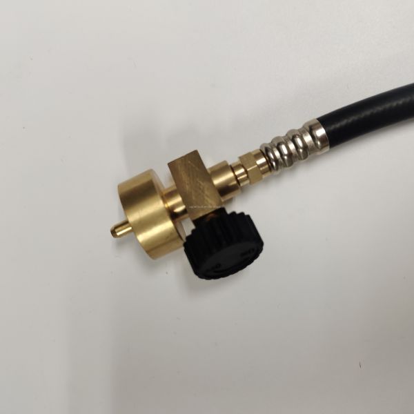 Flexible 5 FT Extension Hose For 1Lb Propane Tank Cylinder Processing Service Cutting