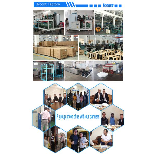 Трубка льдогенератора 8T с испарителем из нержавеющей стали 8000 кг