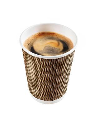 Professional 80mm Diameter Ripple Wall Paper Cups Waterproof With OEM ODM Service