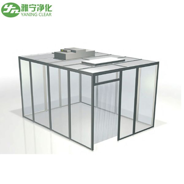 Yaning ISO 7 Clean Room Dust Free Modular Clean Room with HEPA Air Clean Room in Powder Coated Steel