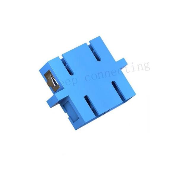 4G Network Compatible PBT Material SC Adapter for FTTH SX/DX Fiber Cores Applications