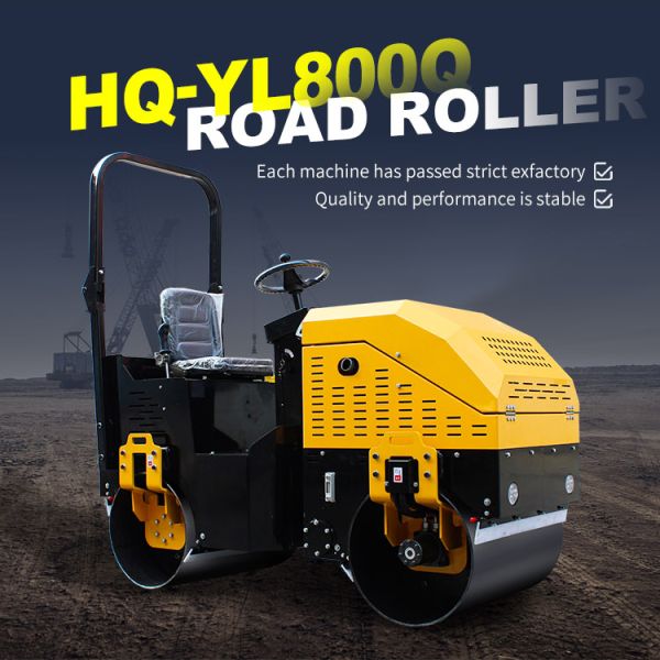 35KN Exciting Force 540mm Drum Diameter Mini Road Roller with Manual Hydraulic Compactor
