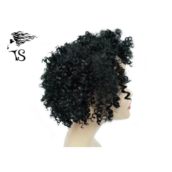 Celebrity Short Curly Full Lace Human Hair Wigs With 100% Chinese Hair No Chemical