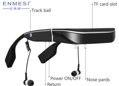 2D rádio esperto dos vidros da realidade virtual de HD com exposição de Bluetooth LCD