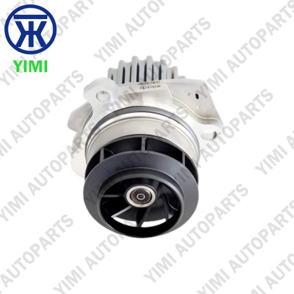Engine Coolant Water Pump with Cast Aluminium Housing 19-Toothed Pulley and 8-Blade Plastic Impeller for Audi VW 2.0 TDI