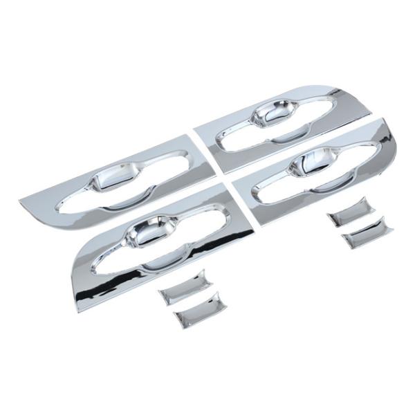 ABS Chrome Car Accessories Reflective Door Handle Bowl Cover for Toyota Alphard 2019