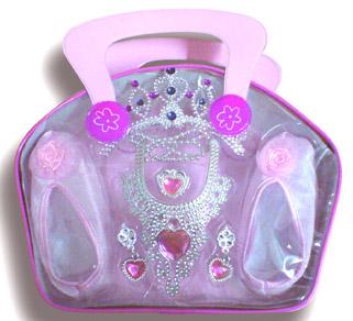 Hottest sell girls beauty set with cloth-shoes,fashion jewelry accessories  Girls party dress set