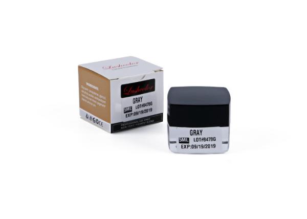 os pigmentos semi permanentes da composição 45g para Microshading Eyebrown pigmentam o cinza 5ML