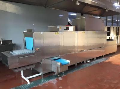 Automatically Conveyor Commercial Dishwasher Canteen Domestic Dishwasher CE