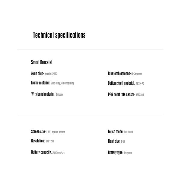 P36 Sport Smart Bracelet