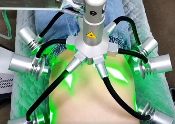 6D Lipo Laser Slimming Machine 532nm Green Red Color For Fat Removal