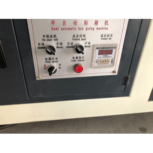 Carton folder gluer machine/2800 Type Corrugated Cardboard Carton Folder And Gluer Machine 3kw Power