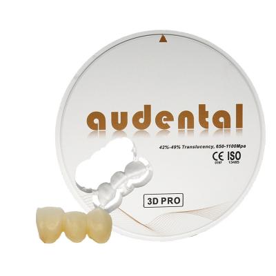 Material de laboratório 4D ML gradiente multicamada zircônia odontológica em branco 92 mm