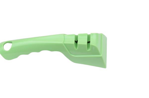 A cozinha utiliza ferramentas o apontador verde 180 * 62 * 55mm de apontador de faca, grosseiro e fino de faca