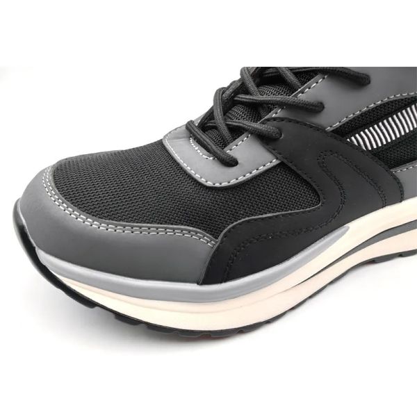 S3 Comfortable Safety Shoes Lightweight Breathable Steel Toe Boots Grey