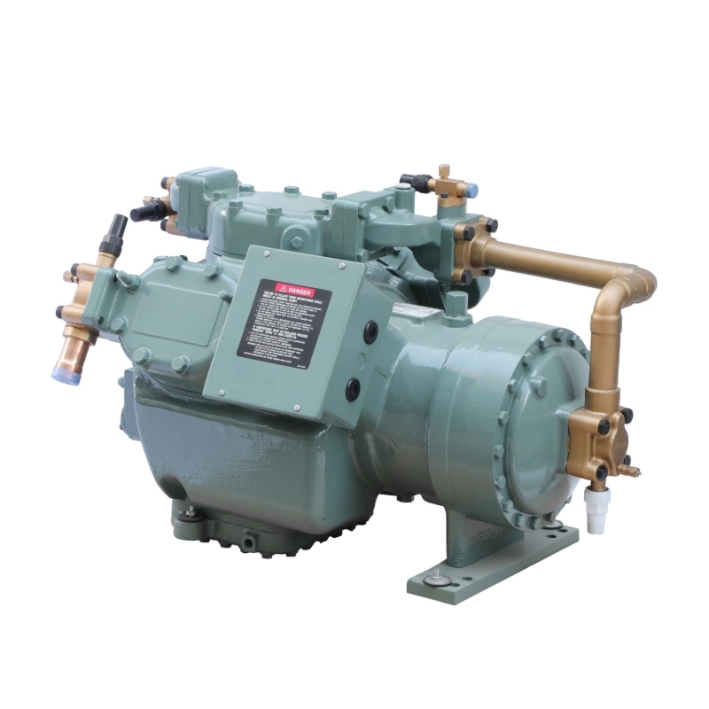 06CC550 Industrial Refrigeration Screw Compressor 15HP Two Stage Chiller Reciprocating Compressor