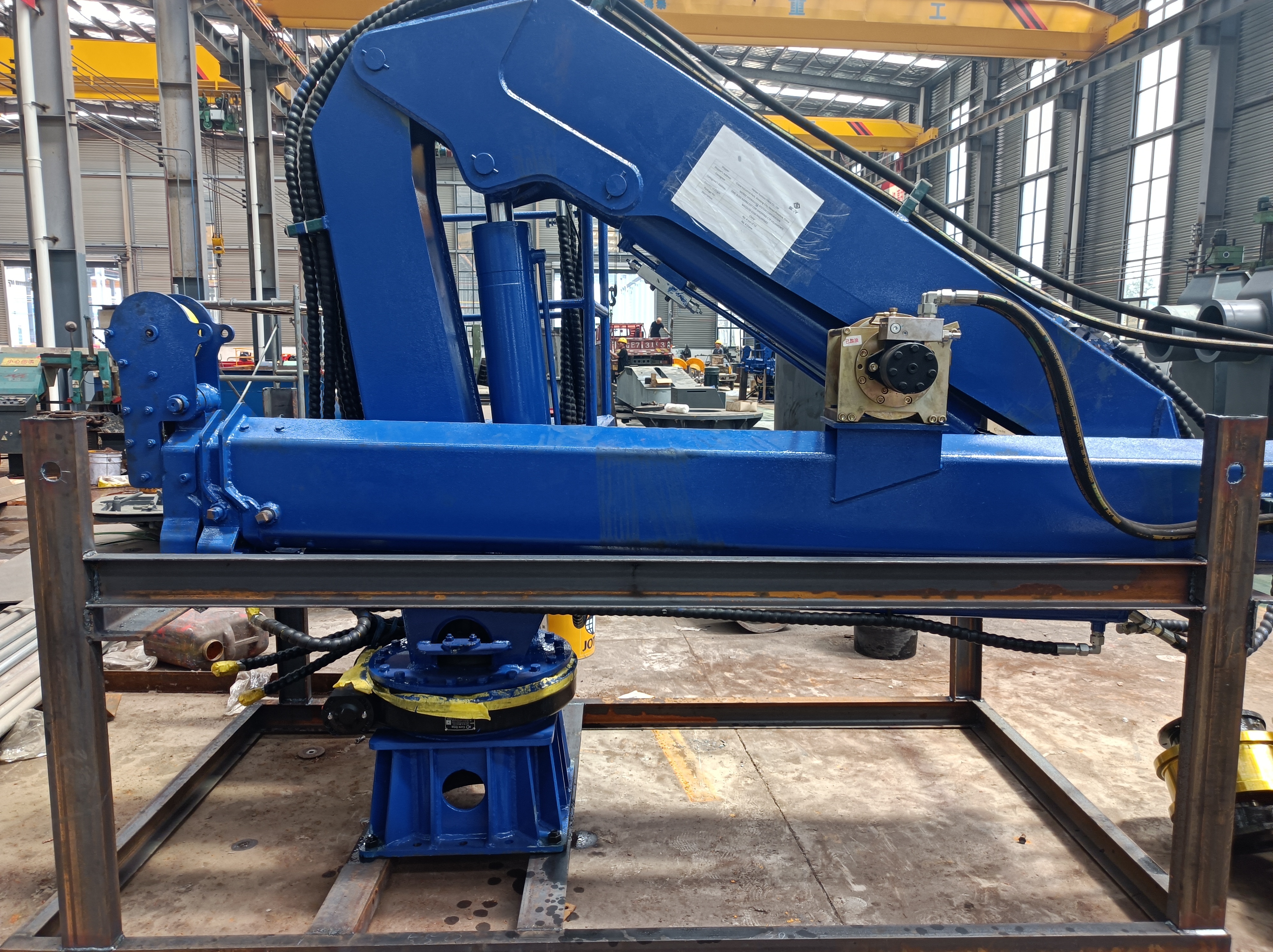 Offshore Marine Standard Telescopic Knuckle Boom Deck Crane 2.5t 3.5t Boat Use