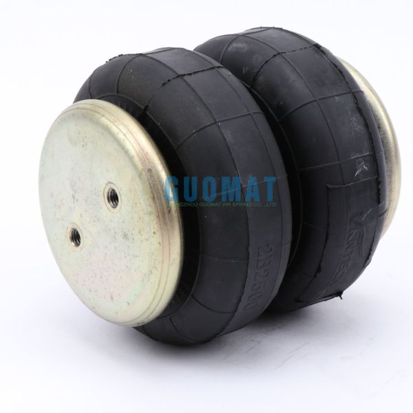W01-358-6955 Firestone Air Spring Suspension Air Bags Double Convoluted With 3/8-16 Blind Nuts