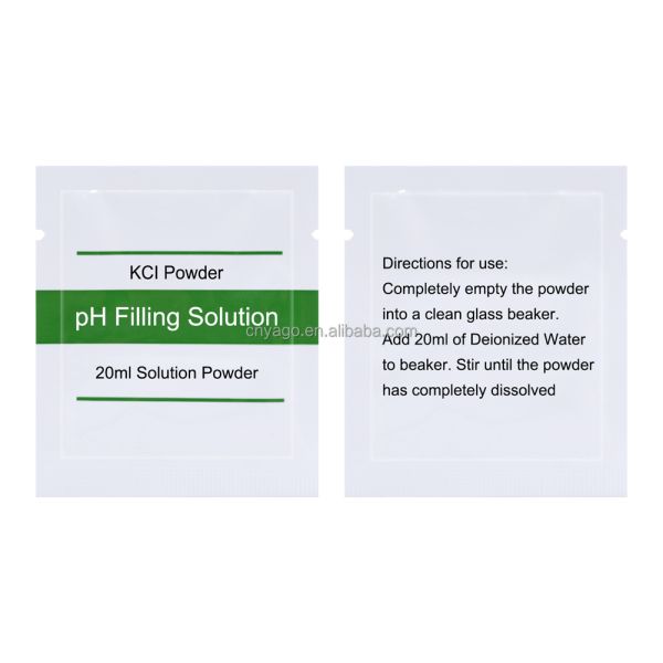 High Purity KCl Powder pH Filling Solution 20ml for pH Meter Calibration with OEM Customized Support