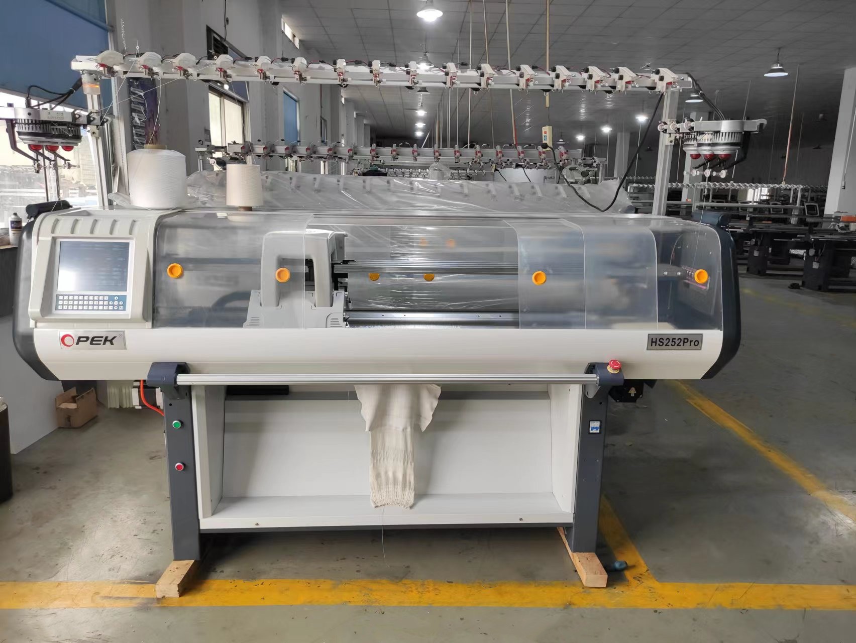 Computerized Flat Knitting Machine Knit Sweater Jumpsuit with Advanced Jacquard Design