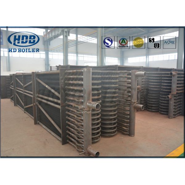 Water Tube Alloy Steel Boiler Economizer , Custom Power Plant Economizer