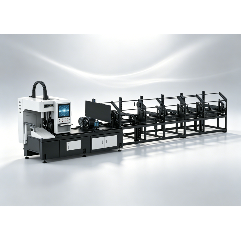 Metal Tube Laser Cutting Machine for Square Round Tube Security Window Fabrication