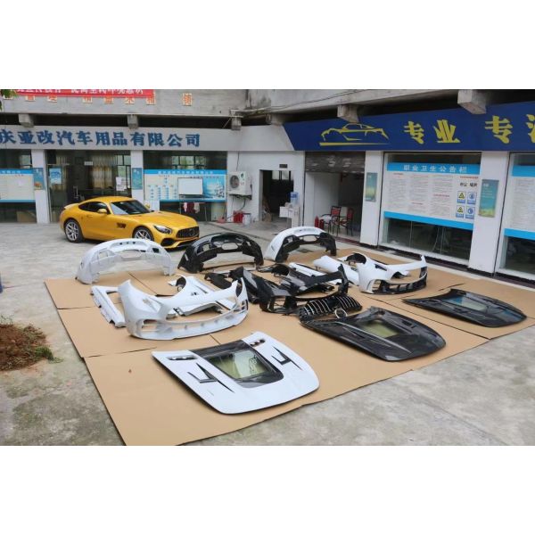 Repuestos de automóviles para Mercedes-Benz AMG GT GTC GTS Kit de carrocería AMG GT GTC GTS Kit de carrocería mejorado de estilo GTR delantero y trasero