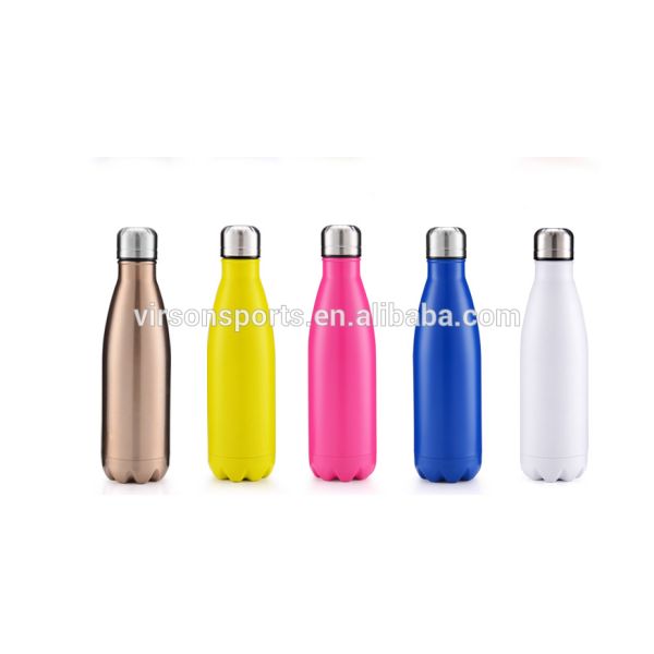 Virson Customized Drinkware Cola Double Wall Stainless Steel Insulated Water Bo