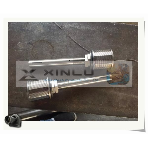 Длинный слот сопл 0.2mm фильтра песка DN 53mm сопла провода клина шеи