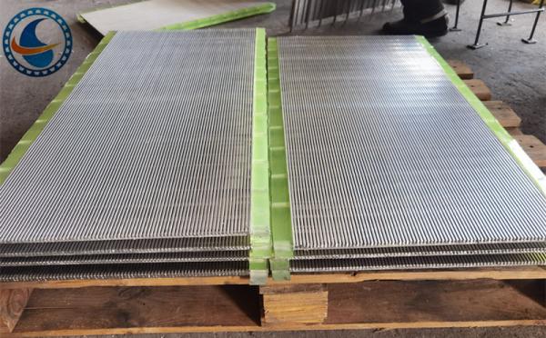 Painéis de tela de aço inoxidável 316L Slot 0,02 mm