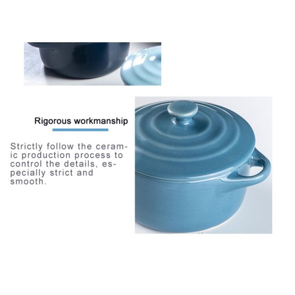 Анти- ошпарьте печь керамический шар печи с ухом крышки двойным многофункциональным