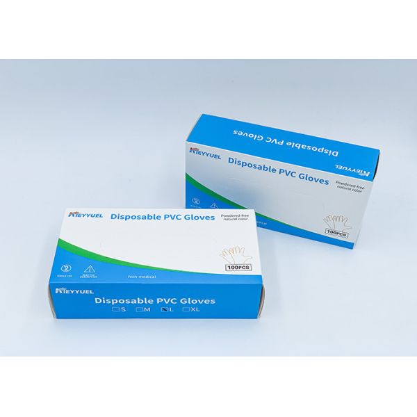 Перчатка нитрила рассмотрения изготовленного на заказ качественного устранимого