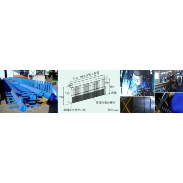 Структура трубки воды низкого давления заголовков промышленного стального электрического боилера CFB коллекторная