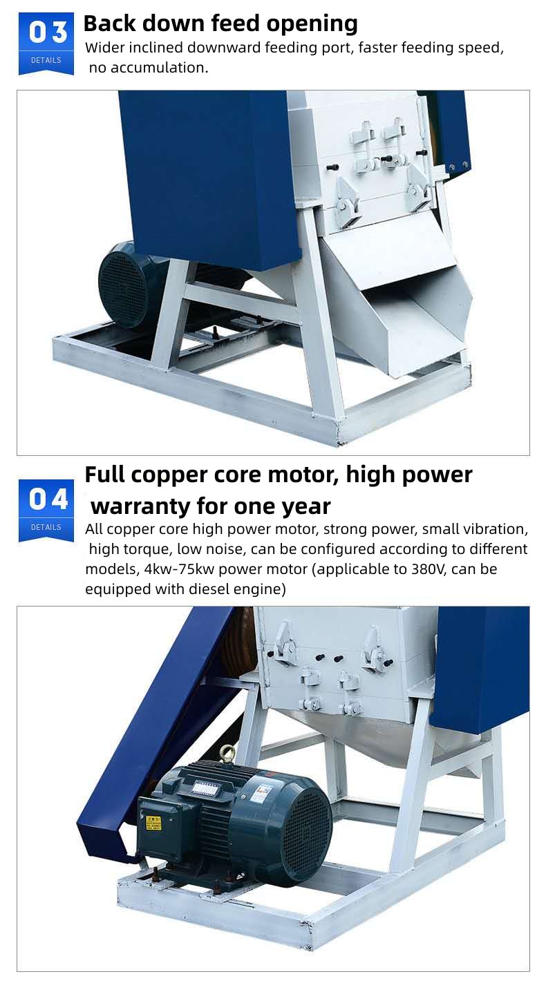 Pe Pp Pvc Pet Waste Shredder Пластиковые переработки Молющая машина 800 Молющая машина