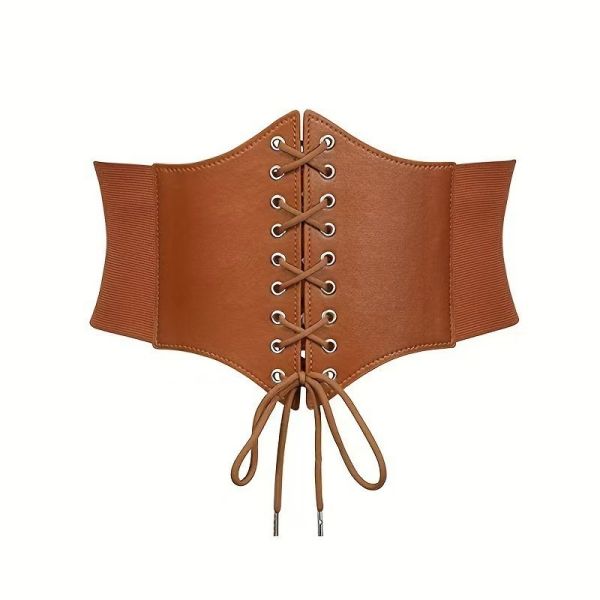 Retro ultra-wide waist-cinching high-waist belt fashion accessory cosplay knight