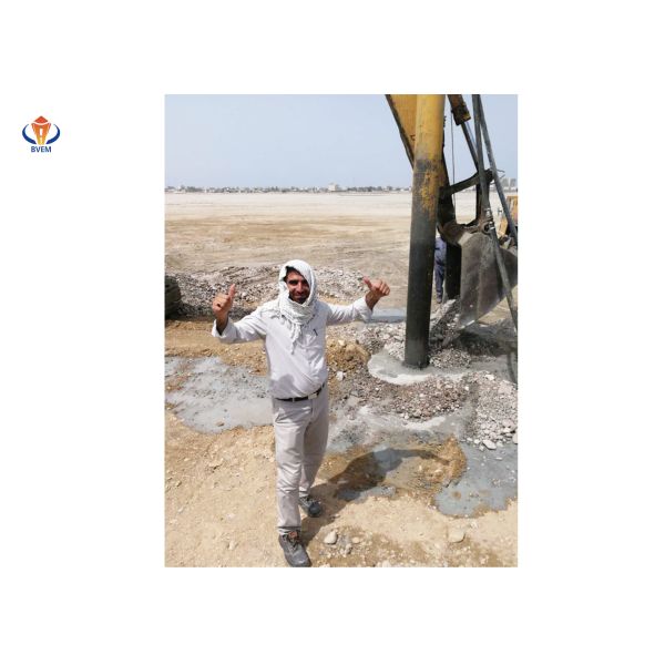 Улучшение почвы Vibro compaction Piling Machine 426 мм внешнего диаметра