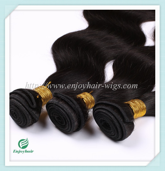Malaysian 5A virgin hair body wave weft natural color(can be dye) 10''-26''hair extension