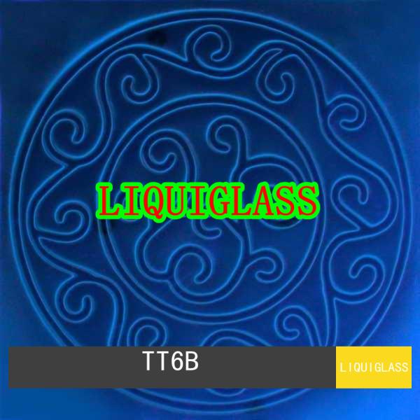 Solid Printed Toughened And Laminated Glass Tile