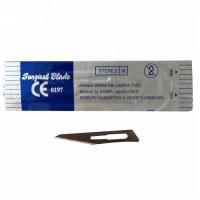 Lame chirurgicale médicale jetable de scalpel d'acier inoxydable de carbone