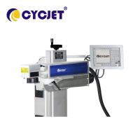 A máquina da marcação do laser da mosca da fibra de CYCJET LF100F para o metal/conduz 100W