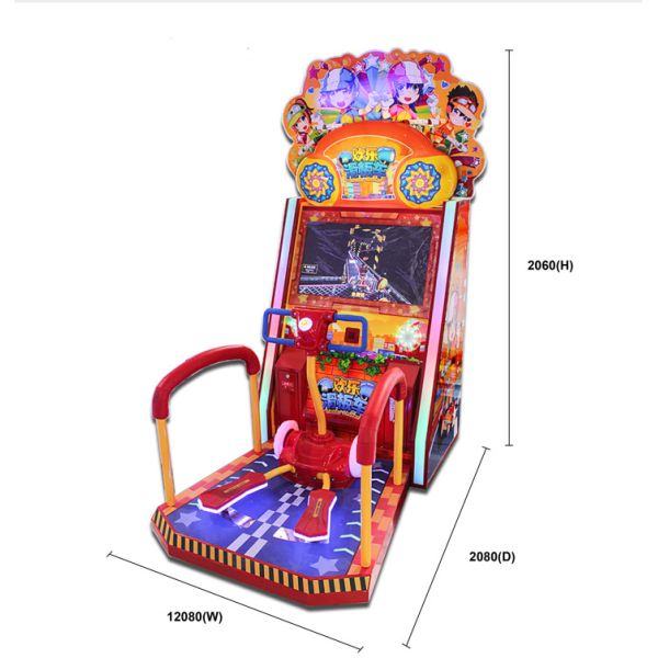 Happy Scooter Redemption Tickets Arcade Game Machine Sports Entertainment