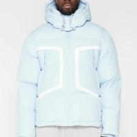 Nouveau design extérieur hiver chaud Logo personnalisé bleu Poids lourd Vestige à gaufre pour hommes Vestige décontracté