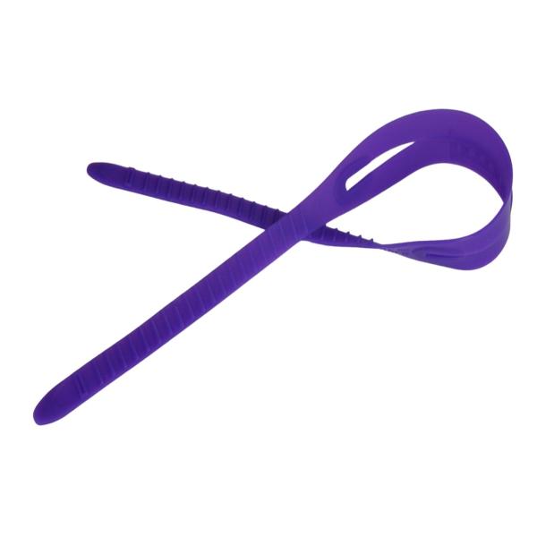 Tamanho padrão Banda de silicone roxo ajustável personalizada Óculos de natação Faixa de cabeça