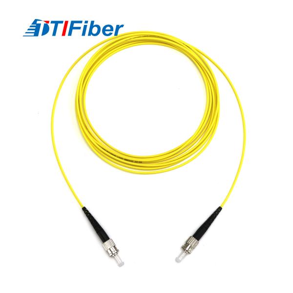 FTTH Use ST-ST Single Mode Simplex Fiber Optic Patch Cord Cable All Lengths Available